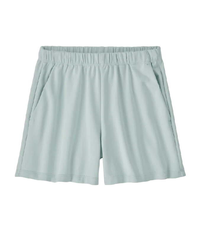 Stylish women’s clothing designed for comfort   Patagonia ROC Cotton Essential Shorts-Wispy Green