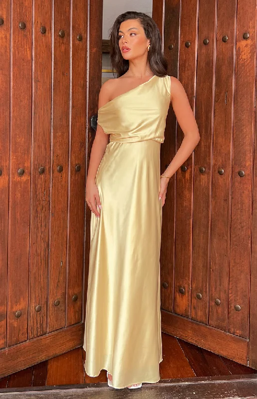 Trendsetting women’s clothing for fashion lovers   Sunshine Elegance Yellow Formal Maxi Dress
