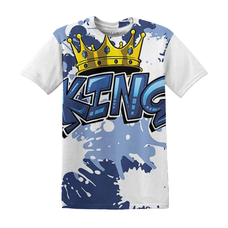 NastyJamz Midnight Navy 5s T Shirt Match KING 3D