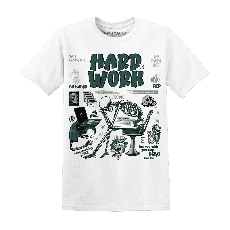 NastyJamz Oxidized Green 4s T Shirt Match Hard Work