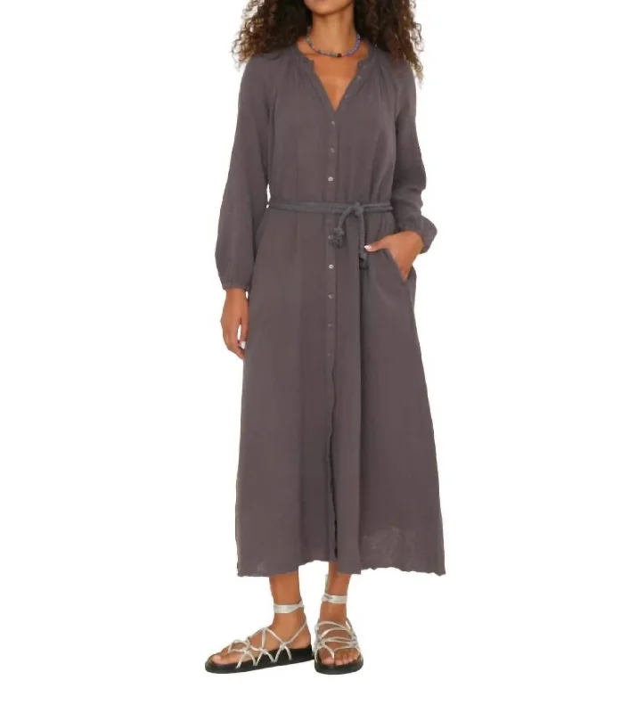 Effortlessly stylish outfits for the modern woman   Andrea Dress In Charcoal