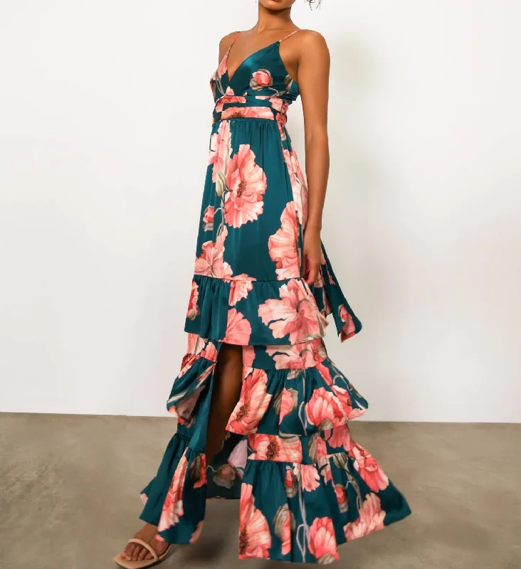 Trendsetting women’s clothing for fashion lovers   Guthrie In Emerald Vining Painted Floral