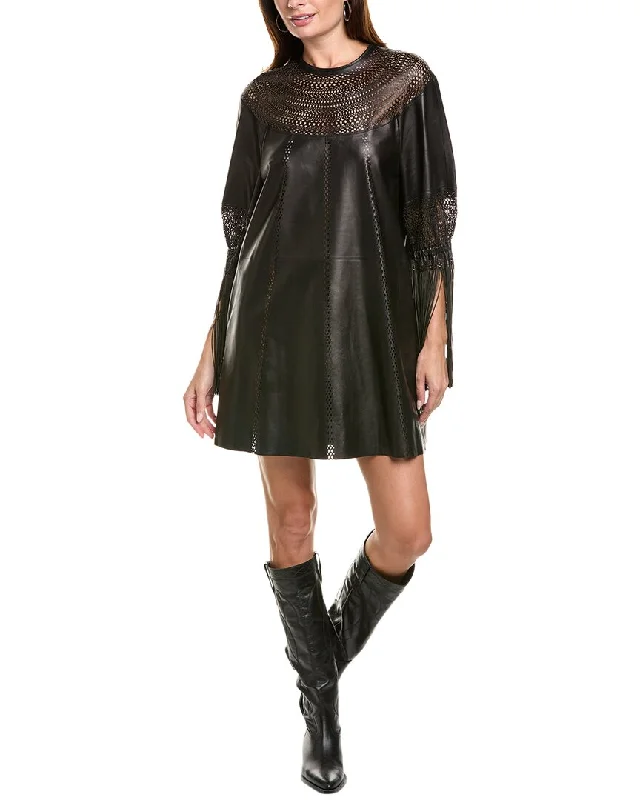 Fashionable clothing to fit every body type   VALENTINO LEATHER DRESS