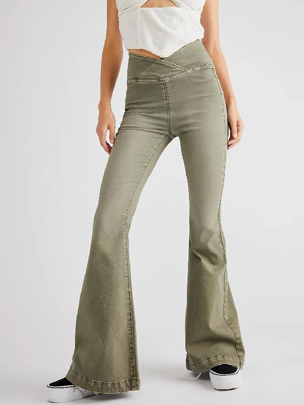 The ultimate guide to stylish women’s fashion   Hot Girl Alex Asymmetrical Waist Flare Jeans