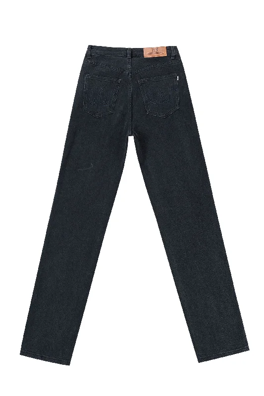Chic and comfortable clothing for busy women   TALL Nap Jeans for big butts black denim