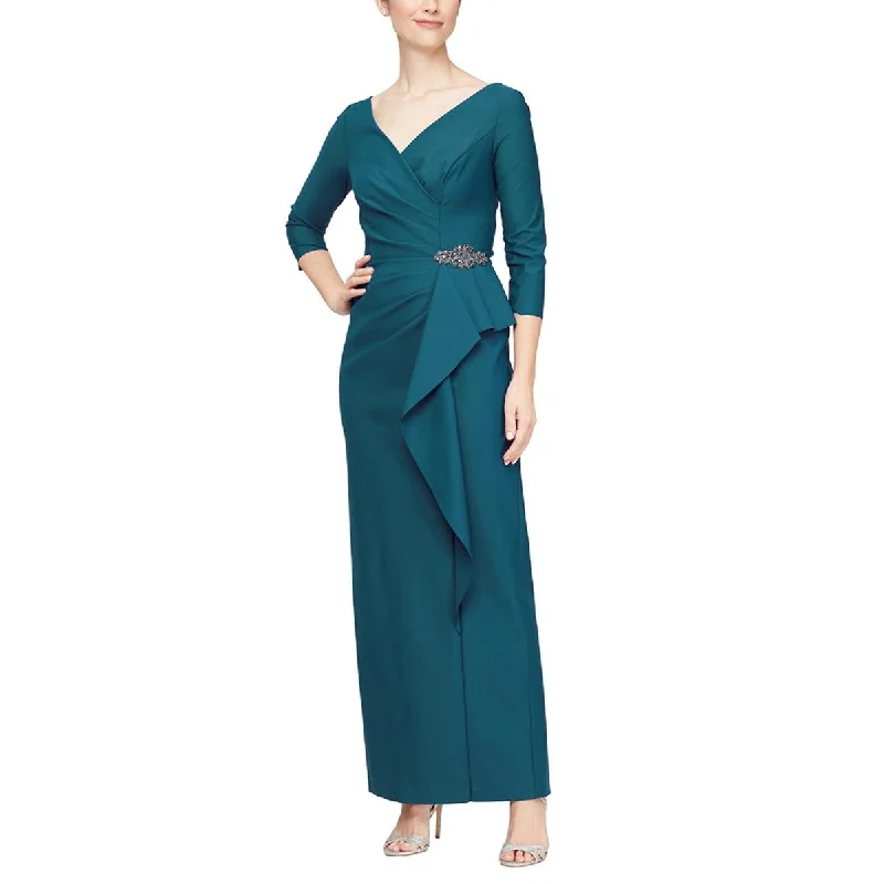 Affordable stylish women’s fashion collection   Womens Pleated Long Evening Dress