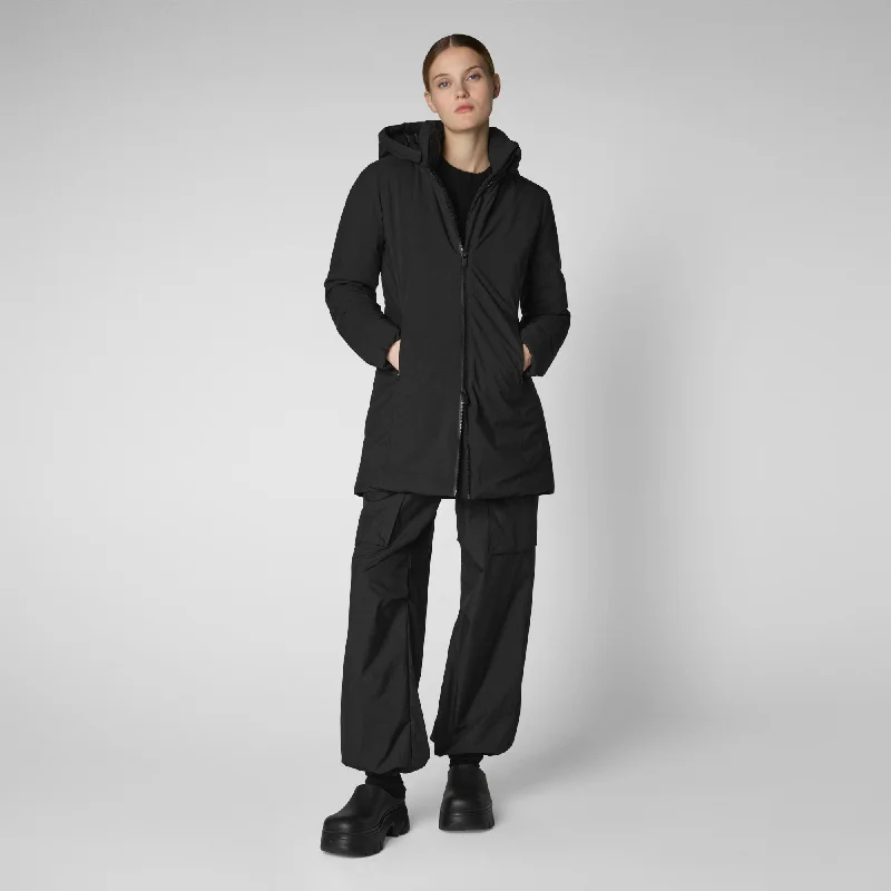 PARKA DONNA CON CAPPUCCIO RACHEL NERO