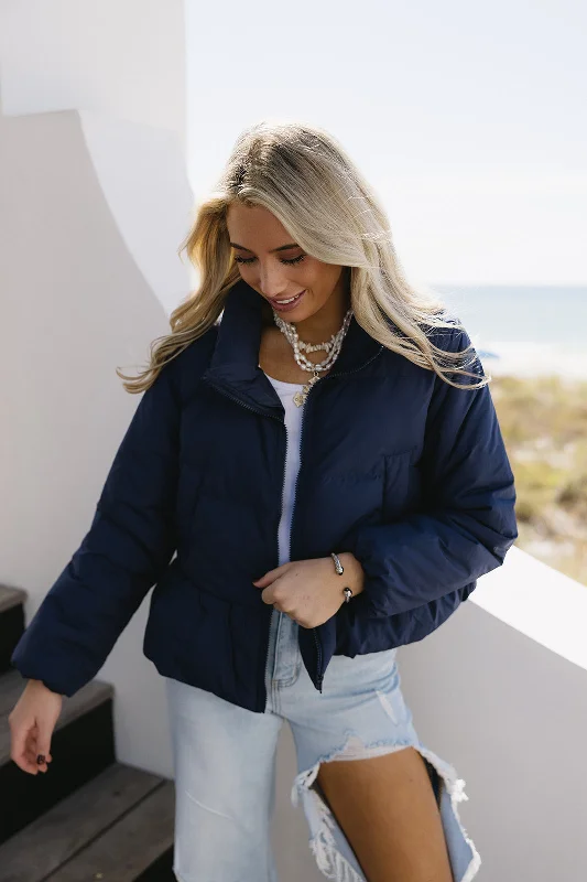 Take Me There Jacket - Navy