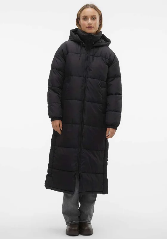 Vero Moda Klea Long Puffer Coat, Black